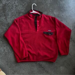 Patagonia Synchilla Snap-T Fleece Pullover - Red XL